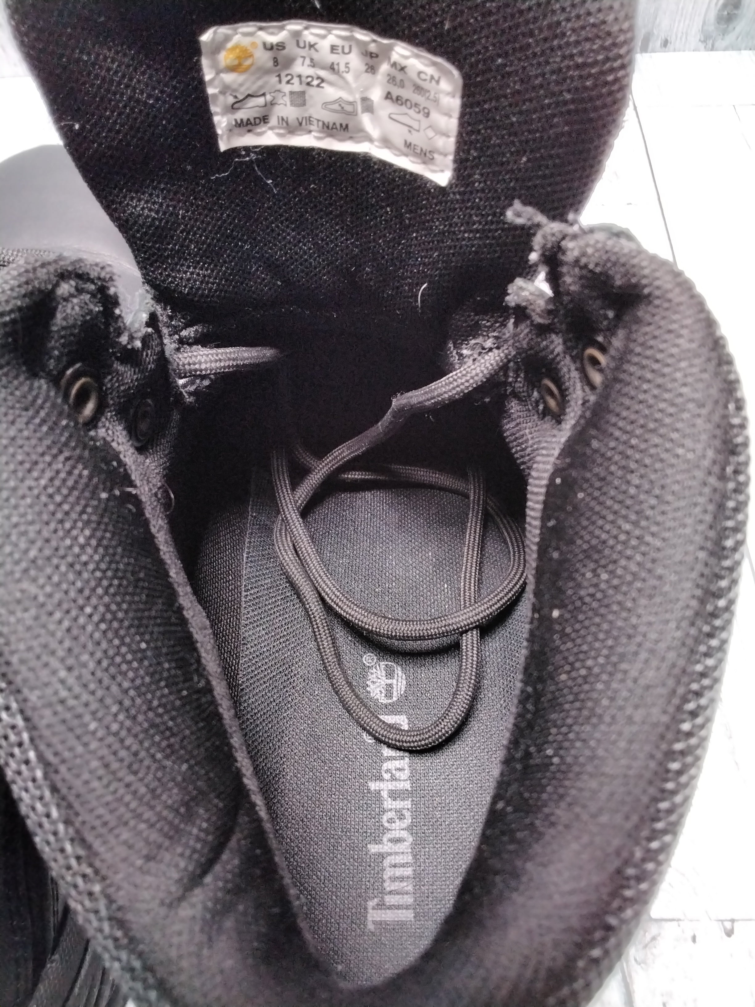 Timberland Men's White Ledge Mid Waterproof Hiking Boot, Black, Sz 8 (7781275500782)